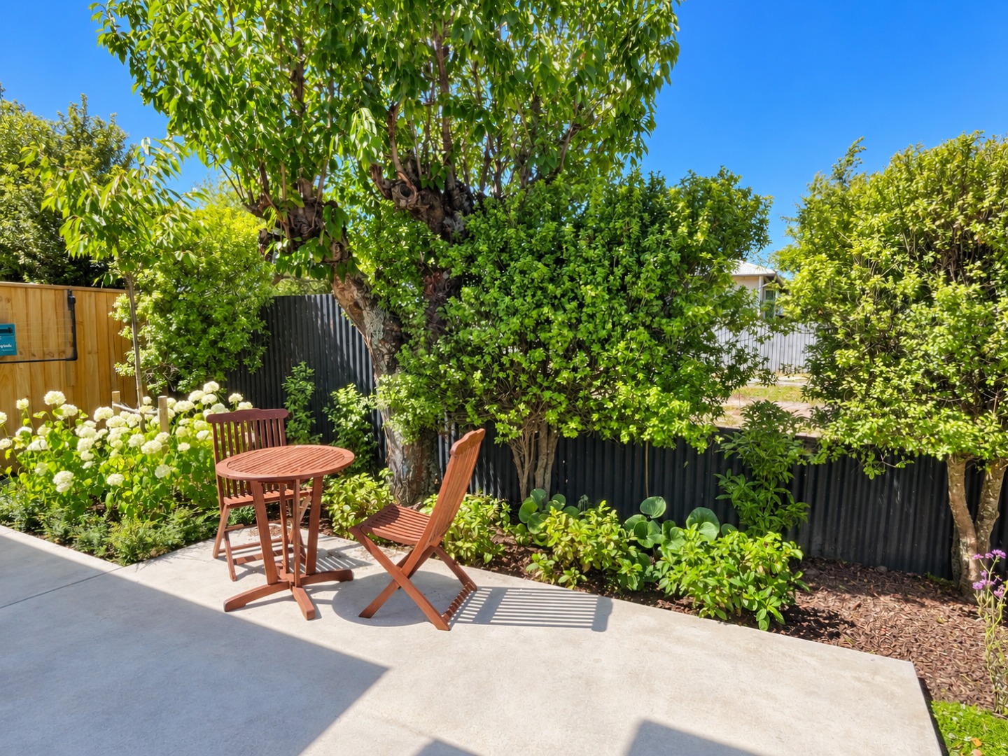 Sunny Patio Garden Retreat
