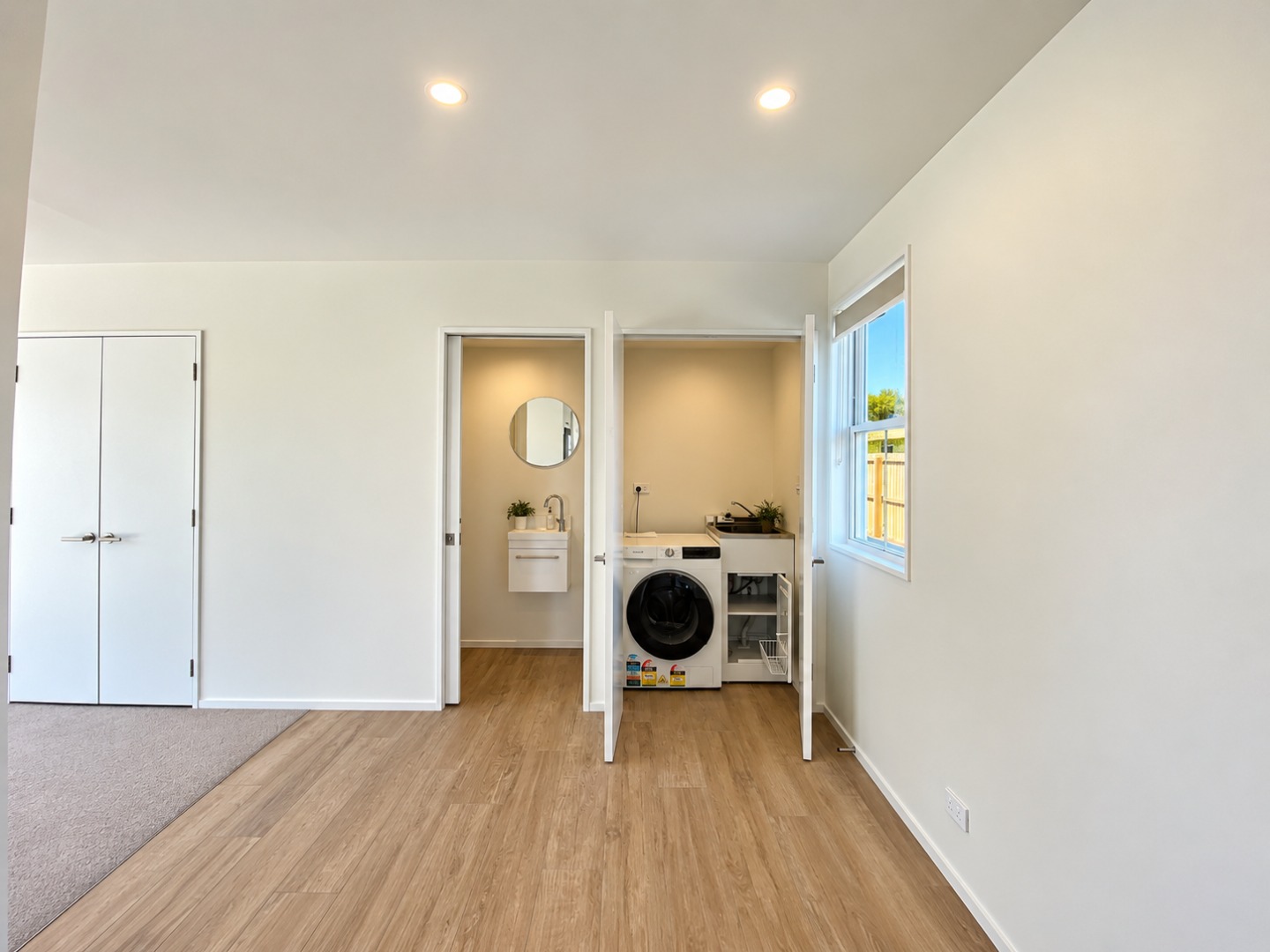 Modern Utility Room with Laundry Nook