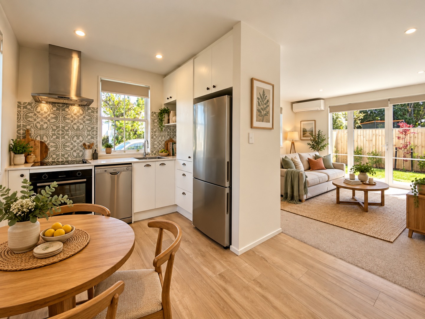 Warm Scandinavian Open-Plan Haven
