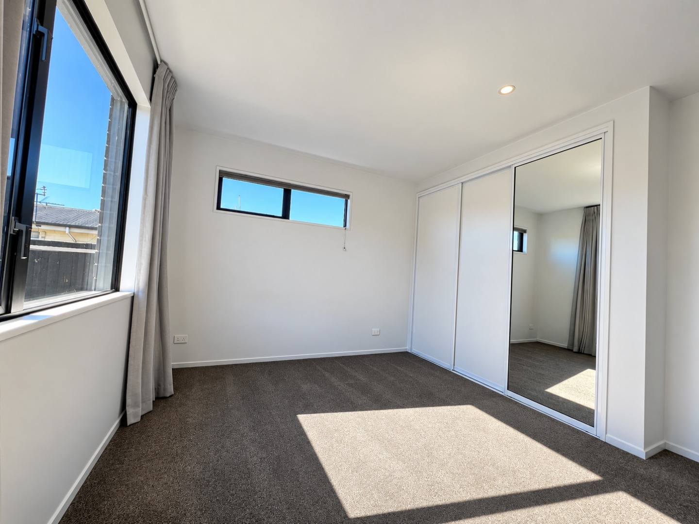 Bright Minimalist Bedroom Interior
