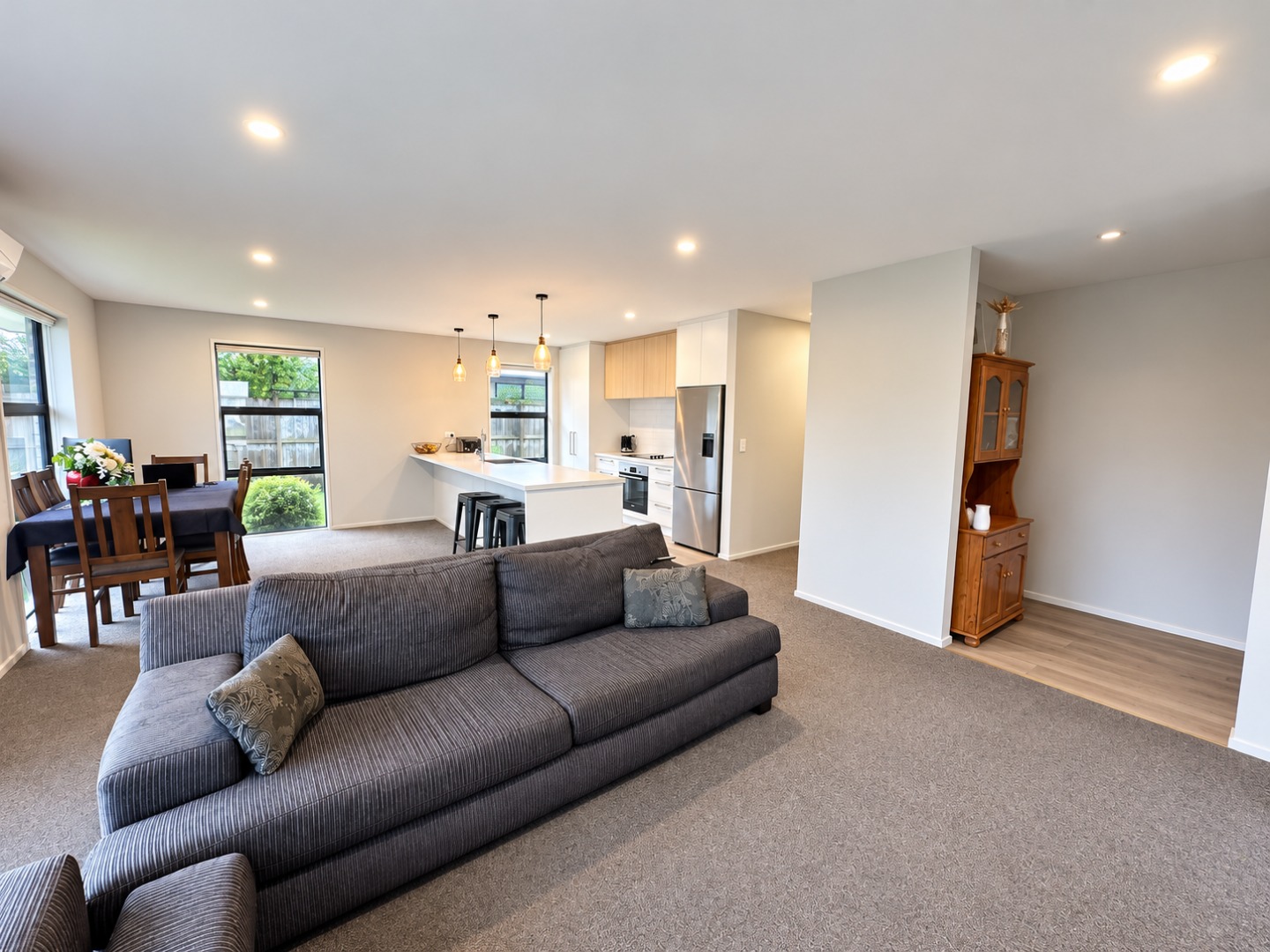 Bright Modern Open-Plan Living Space