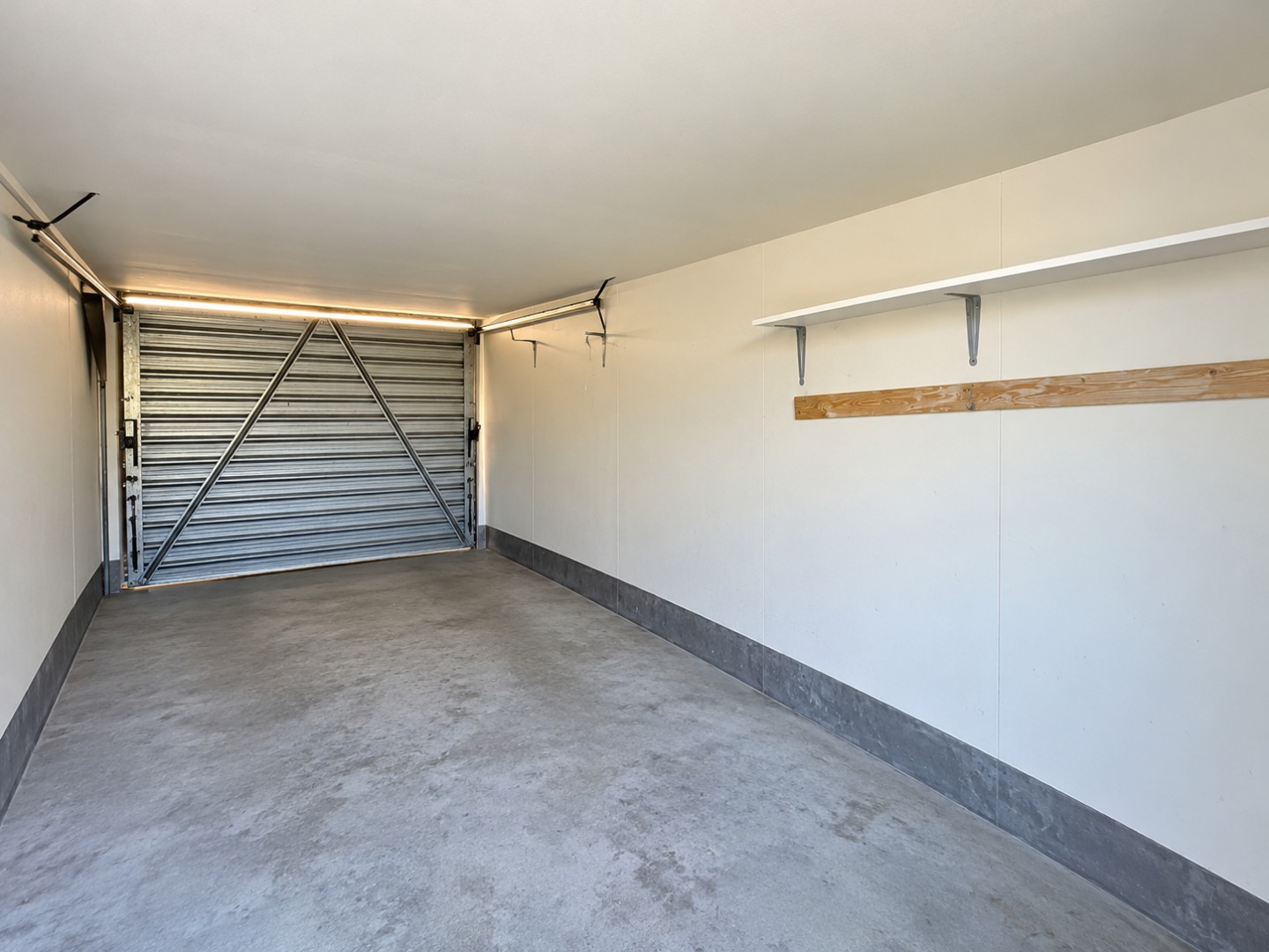 Clean Empty Garage Storage Bay