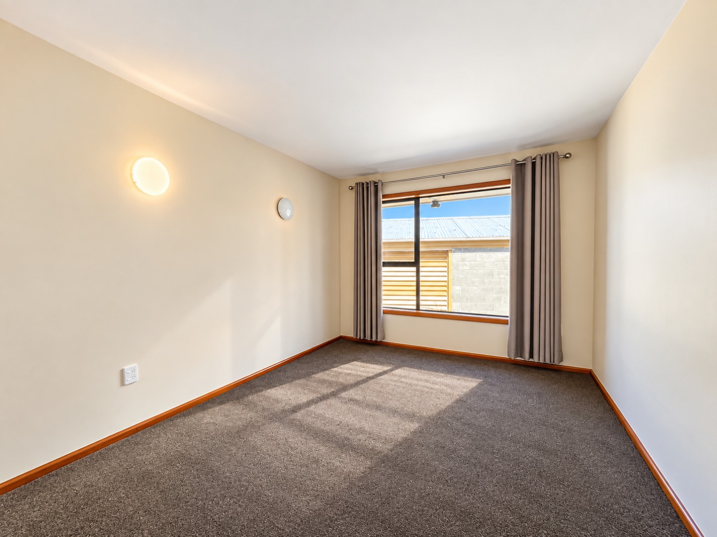 Bright Minimalist Room with Window Light