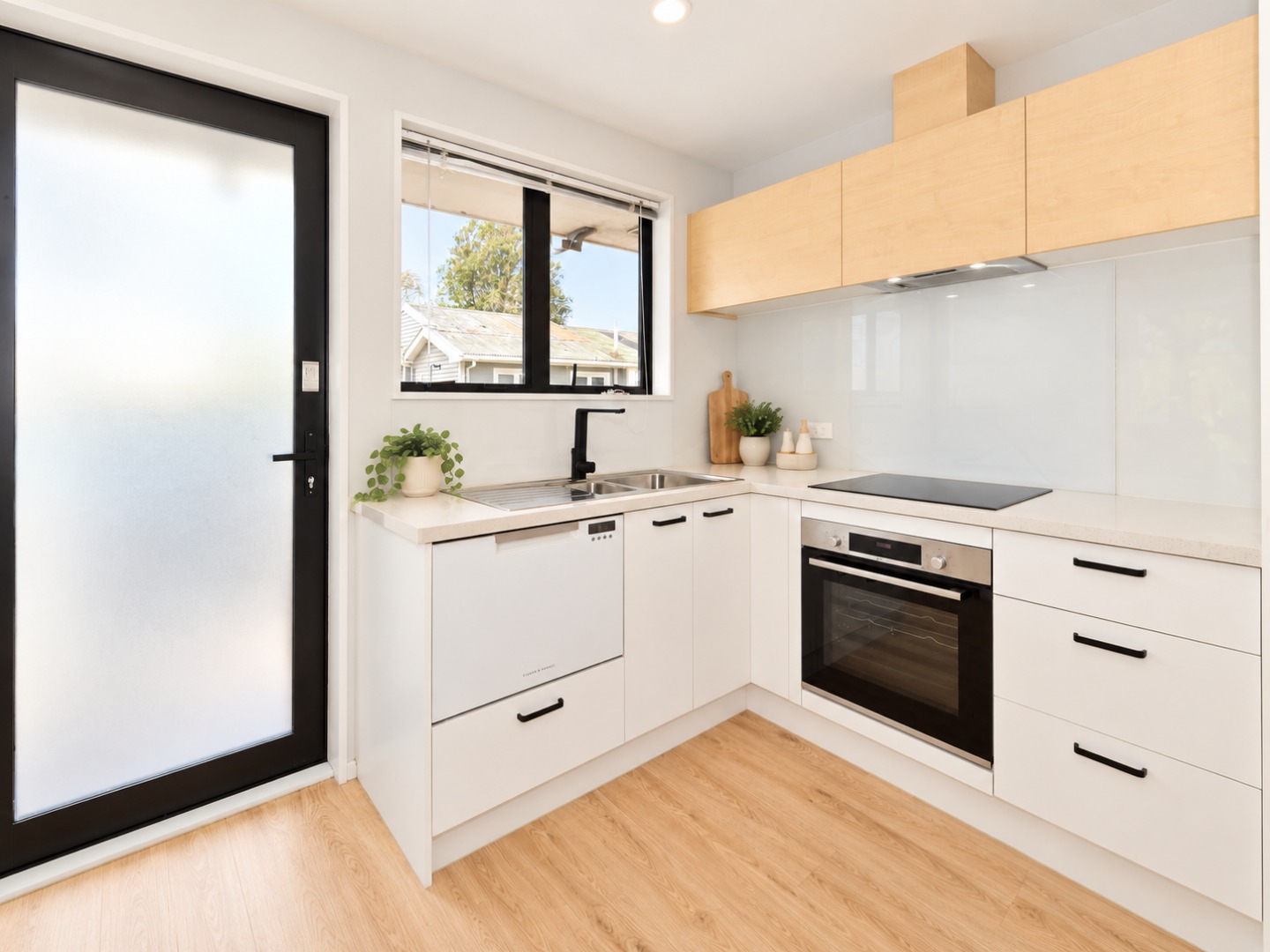 Bright Scandinavian Kitchen Corner