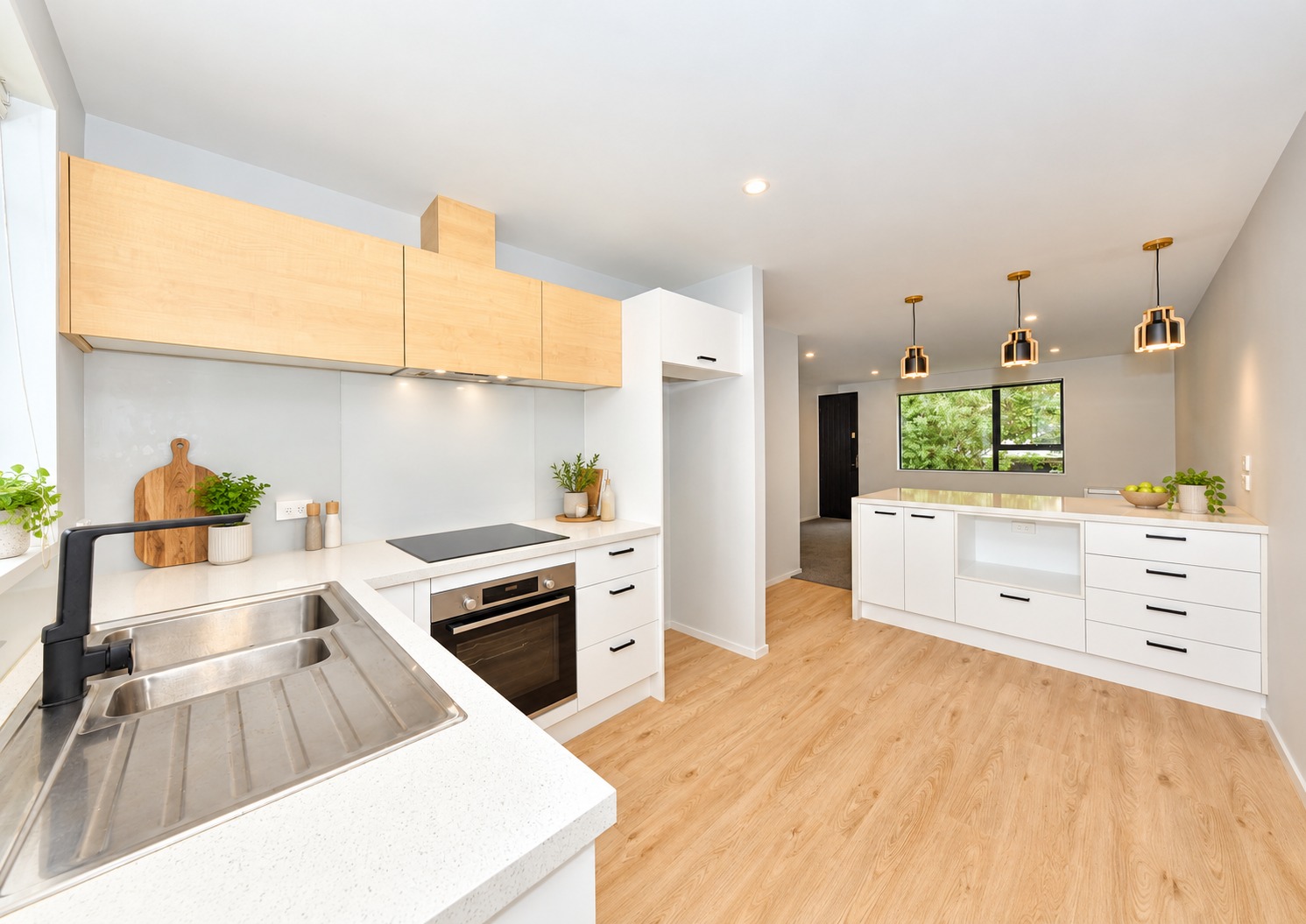 Warm Scandinavian Kitchen Interior