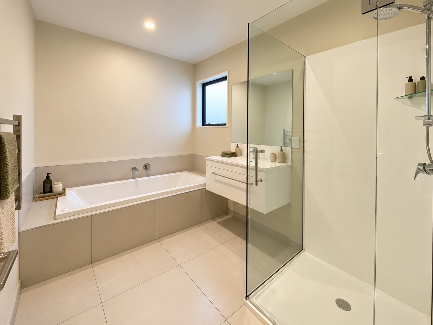 Modern Neutral Spa Bathroom