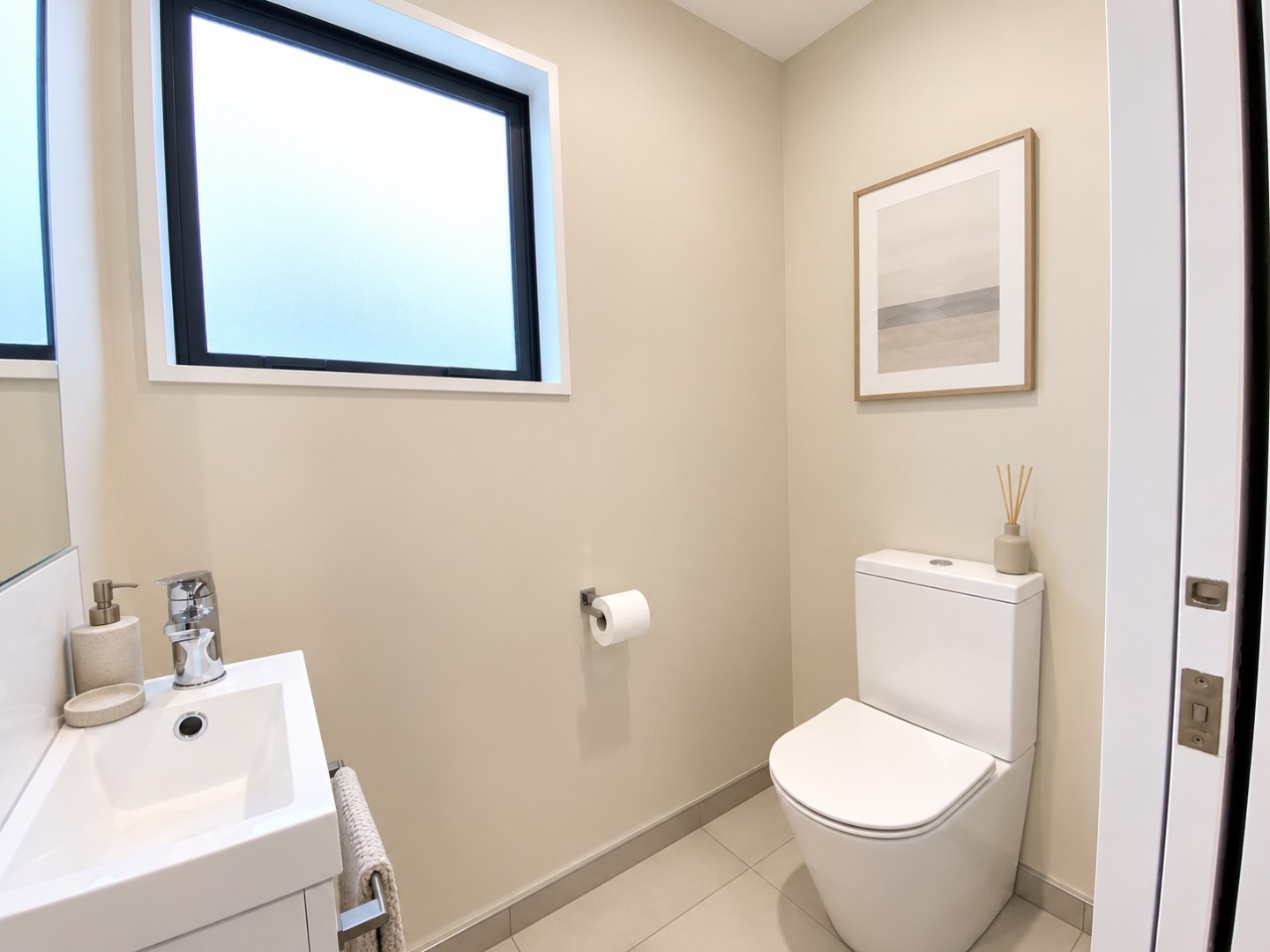 Minimalist Modern Powder Room