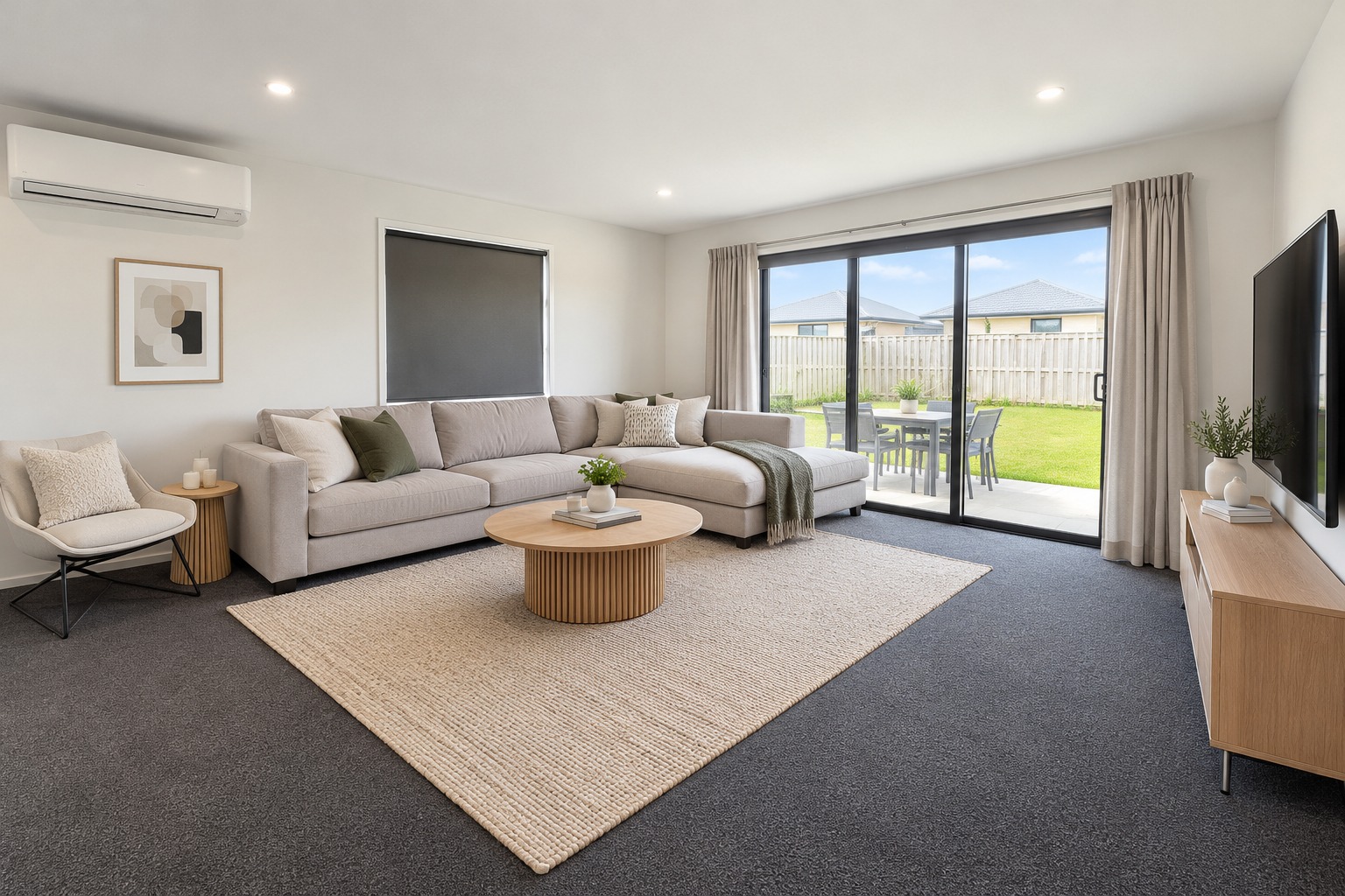 Bright Minimalist Living Room Retreat