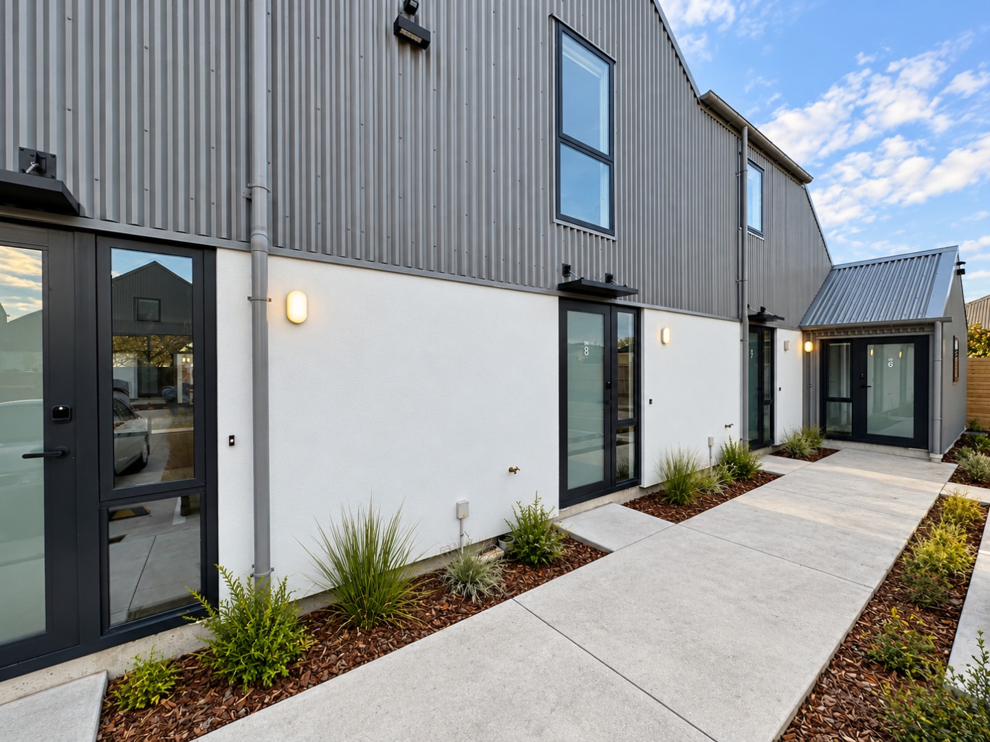 Modern Townhouse Entryway