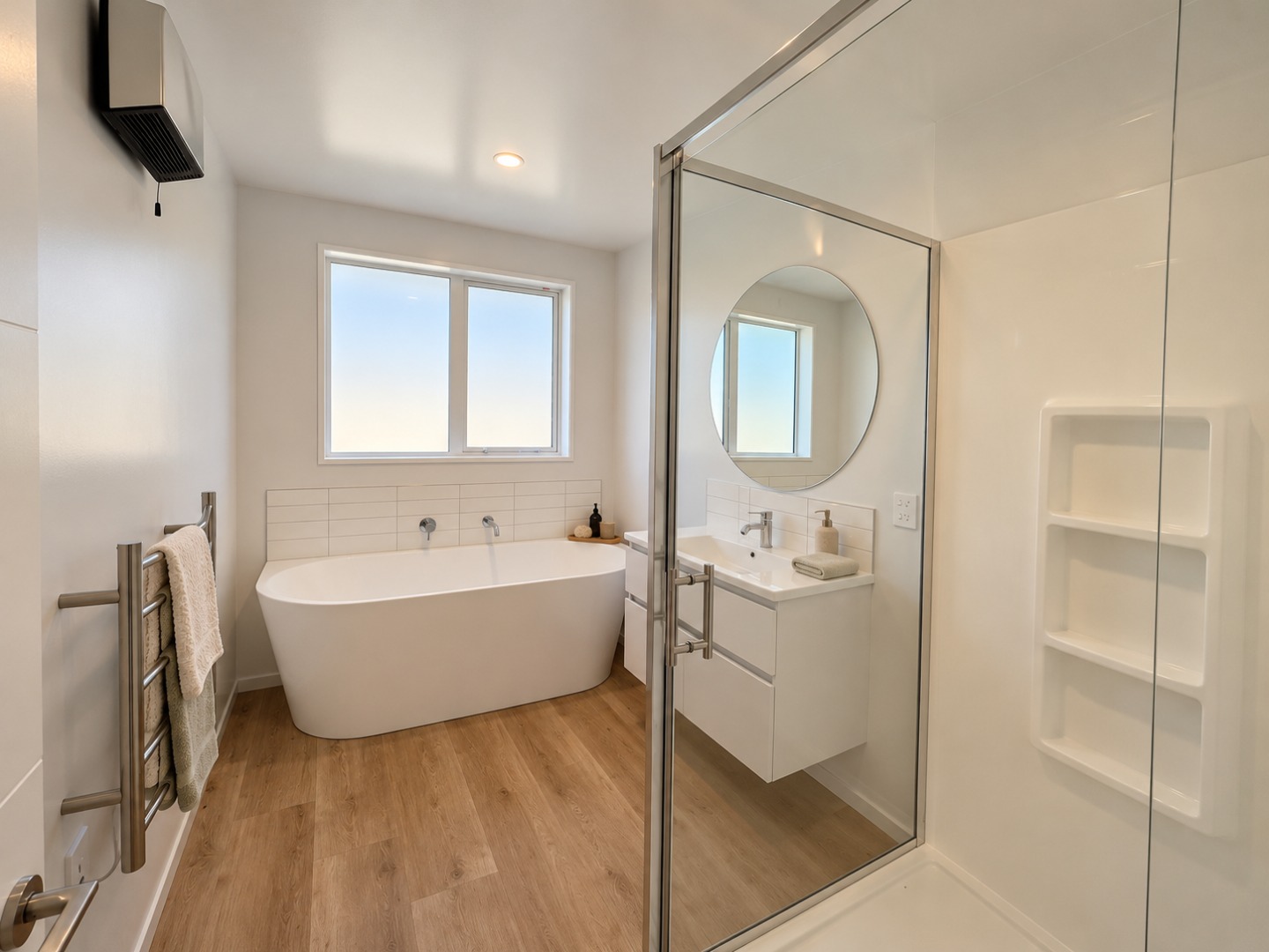 Scandinavian Minimalist Bathroom Retreat