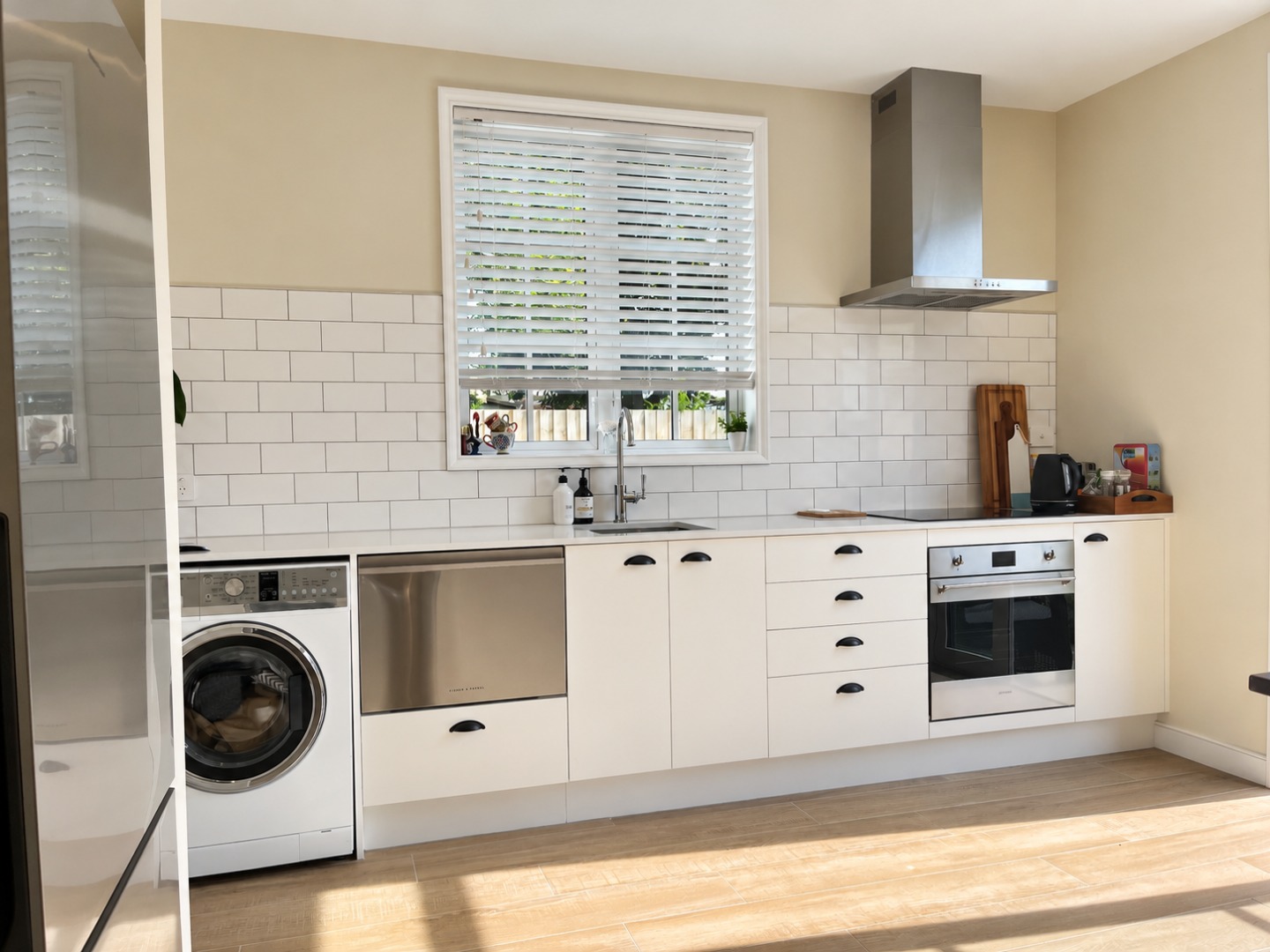 Sunlit kitchen with natural clarity