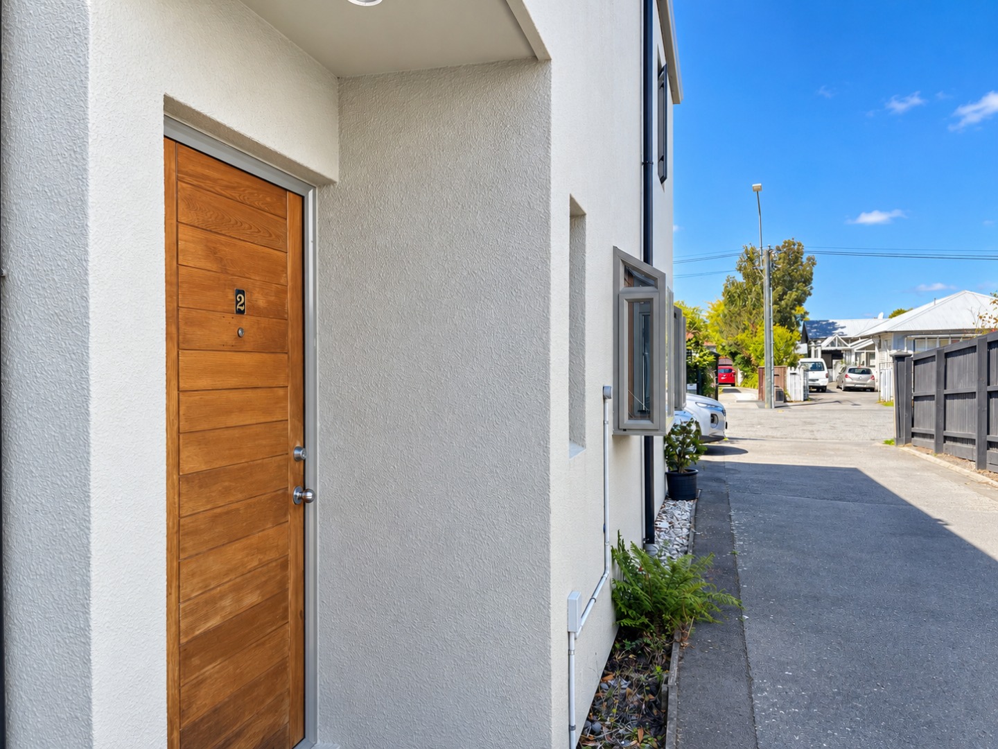 Modern Entryway with Door Number 2
